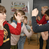 Forårscafe - Kildegårdskolens og Lindehøjskolens Værkstedshold